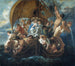 Święta Rodzina z różnymi postaciami i zwierzętami na łodzi - Jacob Jordaens — widok dzieła