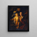 La Sainte Famille aux chandelles - Jacob Jordaens — oprawiony obraz na ścianie