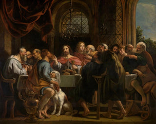 Le Dernier Souper - Jacob Jordaens — widok dzieła