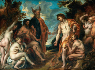 Konkurs muzyczny między Apollonem a Panem - Jacob Jordaens — widok dzieła