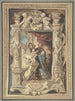 La Présentation au Temple avec un projet de cadre sculpté - Jacob Jordaens — widok dzieła