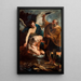 Ofiara Izaaka - Jacob Jordaens — oprawiony obraz na ścianie