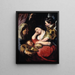 La Tentation de la Madeleine - Jacob Jordaens — oprawiony obraz na ścianie
