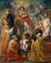 La vénération de l'Eucharistie - Jacob Jordaens — widok dzieła