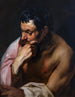Le penseur ou la faune en méditation - Jacob Jordaens — widok dzieła