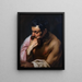 Le penseur ou la faune en méditation - Jacob Jordaens — oprawiony obraz na ścianie