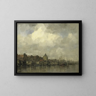 Jacob Maris - De Schreierstoren aan de Buitenkant te Amsterdam.webp