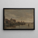 La tour des pleureuses avec le pont sur le Gelderse Kade à Amsterdam - Jacob Maris — oprawiony obraz na ścianie