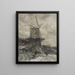 Un moulin en hiver - Jacob Maris — oprawiony obraz na ścianie