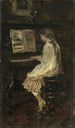 Dziewczyna przy pianinie - Jacob Maris — widok dzieła