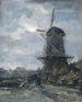 Moulin au clair de lune - Jacob Maris — widok dzieła