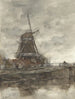 Moulin et pont du Noordwestbuitensingel à La Haye - Jacob Maris — widok dzieła