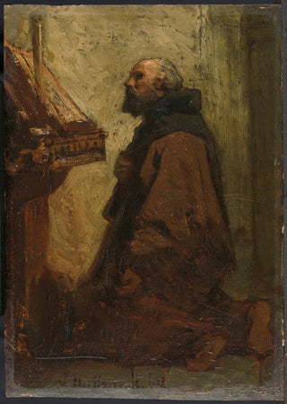 Jacob Maris - Praying Monk Monk at his Devotions.webp