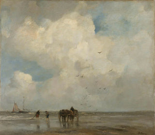 Łowienie muszli - Jacob Maris — widok dzieła