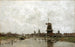 Les cinq moulins - Jacob Maris — widok dzieła