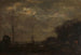 Kanał w świetle księżyca - Jacob Maris — widok dzieła