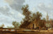 La halte à l'auberge - Jacob Salomonsz van Ruysdael — widok dzieła