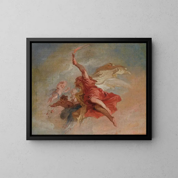 Alegoria - Jacob de Wit — oprawiony obraz na ścianie