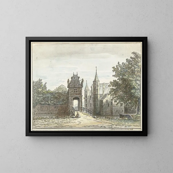 La Maison de Zuylen - Jacob van Liender — oprawiony obraz na ścianie