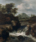 Jedna kaskada - Jacob van Ruisdael — widok dzieła
