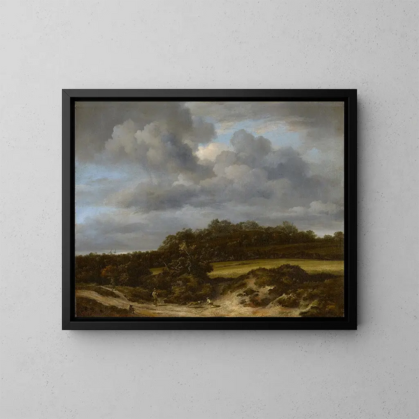Pole kukurydzy - Jacob van Ruisdael — oprawiony obraz na ścianie
