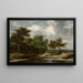 Przystanek podróżnika - Jacob van Ruisdael — oprawiony obraz na ścianie