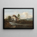 pejzaż z młynem wodnym - Jacob van Ruisdael — oprawiony obraz na ścianie
