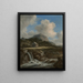 Torrent de montagne - Jacob van Ruisdael — oprawiony obraz na ścianie