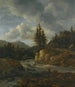 krajobrazu północnego z potokiem - Jacob van Ruisdael — widok dzieła