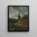 krajobrazu północnego z potokiem - Jacob van Ruisdael — oprawiony obraz na ścianie
