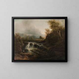 pejzażu norweskiego - Jacob van Ruisdael — oprawiony obraz na ścianie