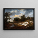 Klif piaszczysty - Jacob van Ruisdael — oprawiony obraz na ścianie