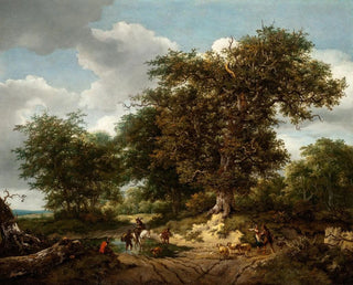 Le grand chêne - Jacob van Ruisdael — widok dzieła