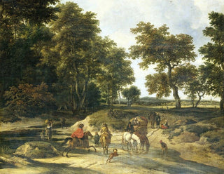 Le gué - Jacob van Ruisdael — widok dzieła