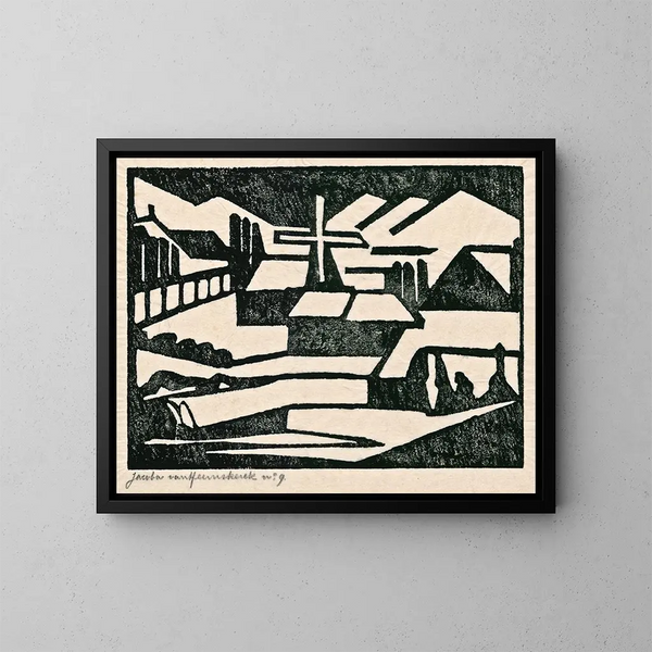 Moulin - Jacoba van Heemskerck — oprawiony obraz na ścianie