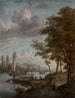 Miejska nad rzeką - Jacobus Storck — widok dzieła
