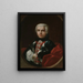 Portret Farinelli Carlo Broschi zwany 1705-1782 sopranistą - Jacopo Amigoni — oprawiony obraz na ścianie