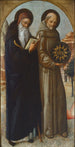 Święty Antoni Abbe i Święty Bernardyn z Sieny - Jacopo Bellini — widok dzieła