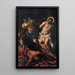 Koronowanie cierniami - Jacopo Tintoretto — oprawiony obraz na ścianie