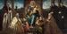 Le Doge Alvise Mocenigo et sa famille devant la Vierge à l'Enfant - Jacopo Tintoretto — widok dzieła