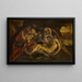La Lamentation sur le Christ mort - Jacopo Tintoretto — oprawiony obraz na ścianie