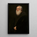 Mężczyzna z białą brodą - Jacopo Tintoretto — oprawiony obraz na ścianie