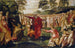 Mojżesz uderzający w skałę - Jacopo Tintoretto — widok dzieła