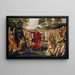Mojżesz uderzający w skałę - Jacopo Tintoretto — oprawiony obraz na ścianie