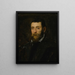 Portret mężczyzny z brodą, być może księcia Antonio di Santacroce z Rzymu - Jacopo Tintoretto — oprawiony obraz na ścianie