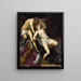 Tarquin i Lucrezia - Jacopo Tintoretto — oprawiony obraz na ścianie