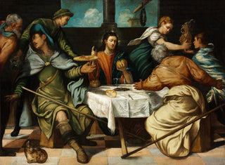Le Souper à Emmaüs - Jacopo Tintoretto — widok dzieła