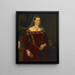 Portret damy - Jacopo Zucchi — oprawiony obraz na ścianie