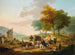 Le camp militaire en départ - Jacques-François-Joseph Swebach — widok dzieła