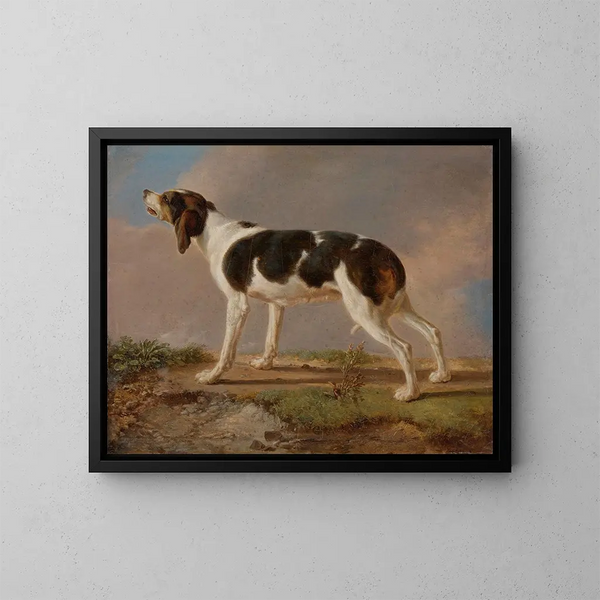 Pies myśliwski - Jacques-Laurent Agasse — oprawiony obraz na ścianie